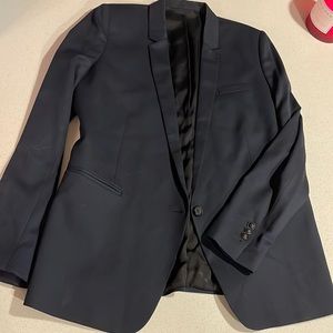 NWT The Kooples dark navy (almost black) 1 button blazer